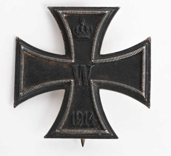 WWI IMPERIAL GERMAN IRON CROSS 1ST CLASS 1914 WW1