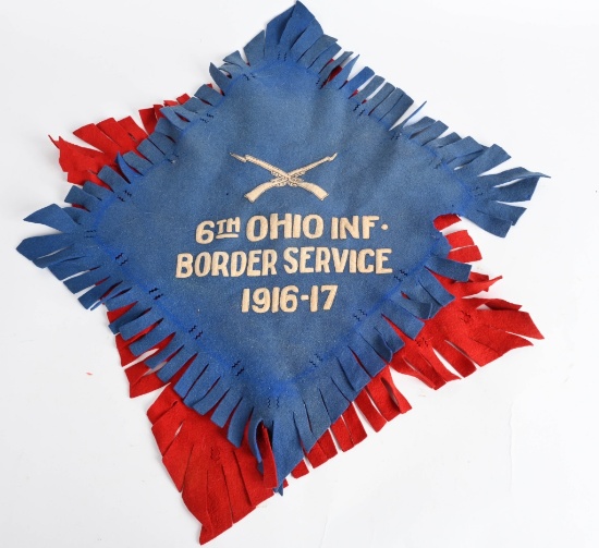 WW1 MEXICAN BORDER SERVICE 6TH OHIO PILLOW SHAM