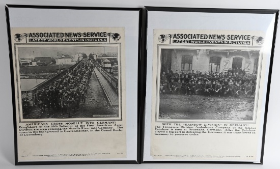 WWI ASSOCIATED NEWS SERVICE WINDOW BULLETINS (2)