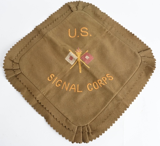 WWI U.S. SIGNAL CORPS PILLOW SHAM