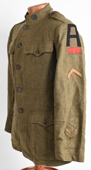 WW1 US 1ST ARMY 3RD PIONEER UNIFORM JACKET WWI