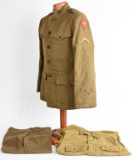 WW1 US ARMY 5th DIVISION 3RD ARMY UNIFORM w SHIRT