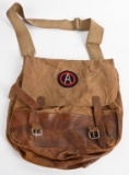 WW1 US ARMY FRENCH MADE MUSETTE BAG 4th AERO PARK