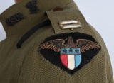 WW! US ARMY CENTRAL SERVICE RECORDS UNIFORM W BELT