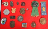 WW1 & WWII US IMPERIAL GERMAN NAZI POLISH BADGES