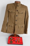 WWI UNIFORM GROUPING 51st PIONEER INFANTRY NAMED