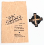 1914 SCREWBACK BALTIC CROSS FIRST CLASS W/ PACKET