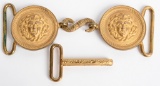 EARLY FRENCH 2ND REPUBLIC MEDUSA BELT BUCKLE