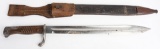 WWI IMPERIAL GERMAN M98 BUTCHER BLADE BAYONET WW1