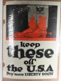 WWI US LIBERTY BONDS POSTER BY JOHN NORTON WW1