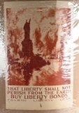 WWI LIBERTY SHALL NOT PARISH BOND POSTER WW1