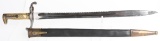 GERMAN M-1871 MAUSER SAWBACK BAYONET W SCABBARD
