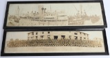 WW1 YARDLONG PHOTO LOT 39th RAILWAY USS GOETHALS