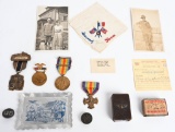 WW1 312TH AERO SQAUDRON MEDAL GROUPING W PHOTOS