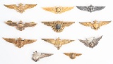 WWII US NAVAL MARINE CORPS WINGS LOT OF 11 WW2