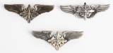 WWII US ARMY AIR CORPS FLIGHT ENGINEER WINGS LOT 3