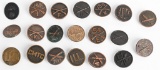 WW1 US ARMY ENLISTED COLLAR DISK LOT OF 20 WWI