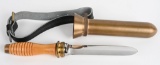 US NAVY Mk V DEEP SEA DIVER KNIFE + BRASS SHEATH