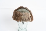 WWII NAZI GERMAN HEER WINTER FUR CAP WW2