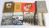 WWII NAZI GERMAN CIGARETTE CARD BOOK LOT OF 9 WW2