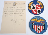 WWII US AIR CORPS LEATHER FLIGHT JACKET PATCH LOT