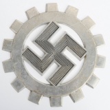 WWII NAZI GERMAN DAF ALUMINUM WALL SIGN WW2