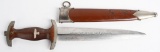 WWII NAZI GERMAN SA DAGGER BY ARTHUR EVERTZ M7/14