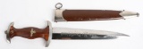 WWII NAZI GERMAN SA DAGGER M7/3/39 KUNO RITTER WW2