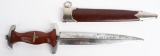 WWII NAZI GERMAN SA DAGGER BY F. u. A. HELBING WW2