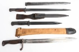 WW1 & WWII BAYONET LOT OF 3 GERMAN & YUGOSLAVIAN