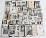 WWII NAZI GERMAN DEATH CARD NOTICE LOT OF 58 WW2