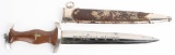 WWII NAZI GERMAN SA DAGGER M7/19 1938 RARE MAKER