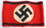 WWII NAZI GERMAN WAFFEN SS MEMBER'S ARMBAND WW2