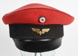 WWII NAZI GERMAN REICHSBAHN TRAFFIC VISOR CAP WW2