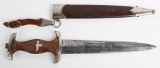 WWII NAZI GERMAN SA DAGGER M7/49 W/ SCABBARD WW2