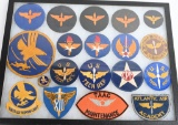 WWII US ARMY AIR CORPS & CIVILIAN TECH REP PATCHES