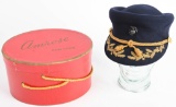 WWII WOMEN MARINE OFFICER'S CAP IN BOX