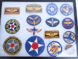 WWII US AIR CORPS FLIGHT INSTRUCTOR PATCH LOT WW2