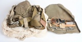 US WWII US ARMY AIR CORPS PARACHUTE BACKS & CHUTE