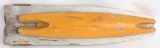 WWII US CUTAWAY WOODEN TRAINING ARTILLERY ROUND
