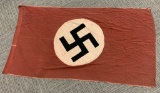 WWII NAZI GERMAN NATIONAL SILK PARTY FLAG WW2