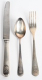 WWII NAZI GERMAN ADOLF HITLER 3 PIECE FLATWARE