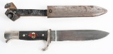 WWII NAZI GERMAN HITLER YOUTH HJ HIKE CAMP KNIFE