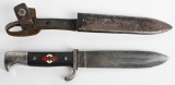 WWII NAZI GERMAN HITLER YOUTH HJ HIKE CAMP KNIFE