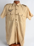 WWII NAZI GERMAN TROPICAL LUFTWAFFE SHORT SL SHIRT