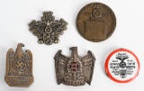 WWII NAZI GERMAN NSDAP TINNIE LOT OF 5 WW2