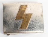 WWII NAZI GERMAN DJ MEMBER'S BELT BUCKLE SIG RUNE