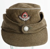 WWII RAD EM/NCO'S M43 OFFICERS FIELD CAP WW2