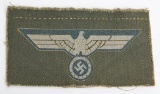 WWII NAZI HEER EM/NCO'S M45 PRINTED BREAST EAGLE