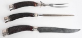 WWII THIRD REICH GERMAN RIBBENTROP CARVING SET